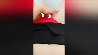 Young stepsister masturbates her wet pussy through overheated panties when digs exclusively - LuxuryOrgasm